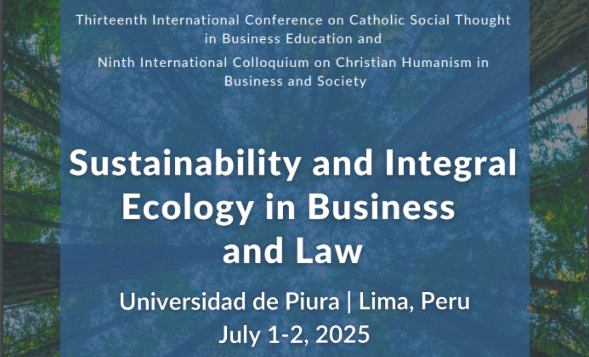 Lima Conference Sustainability and Integral Ecology